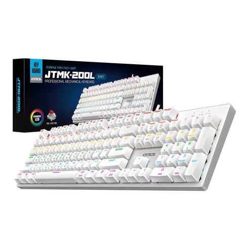 조이트론 게이밍 기계식 키보드 JTMK-200L 청축 제품 이미지