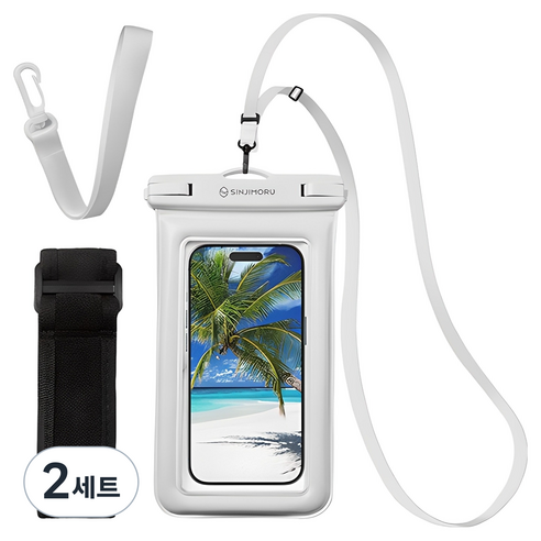 신지모루 IPX8 스펀지 튜브 4중잠금 스마트폰 방수팩 제품 이미지