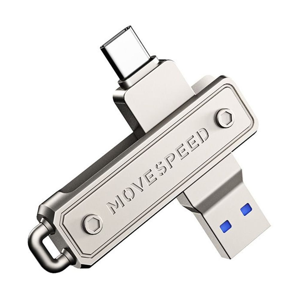 MOVESPEED YSULJ 150MB/s USB 3.2 Gen 1 C타입 듀얼 인터페이스 플래시 드라이브, 1개, 64GB 상품 사진