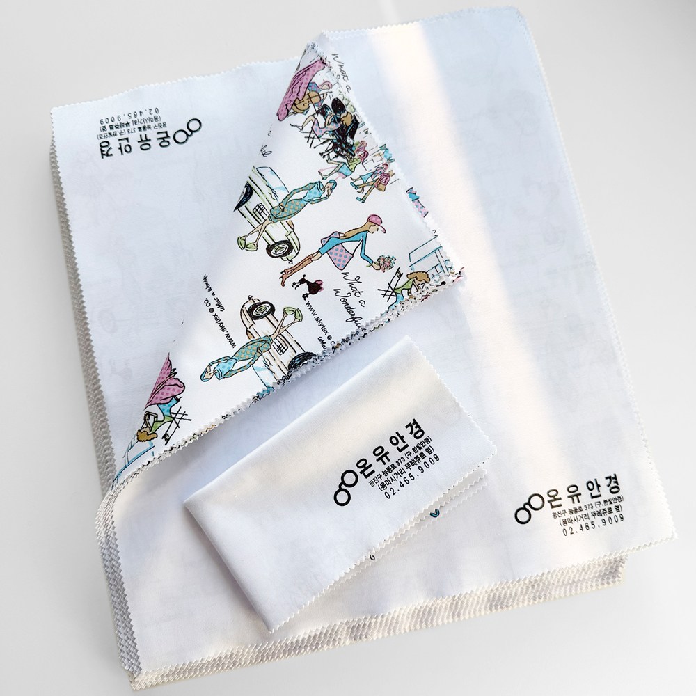 안경원에서 사용하는 대형안경천 30 x 30 cm 극세사 안경수건 안경닦는천 [10장/5장 택1] 상품 사진